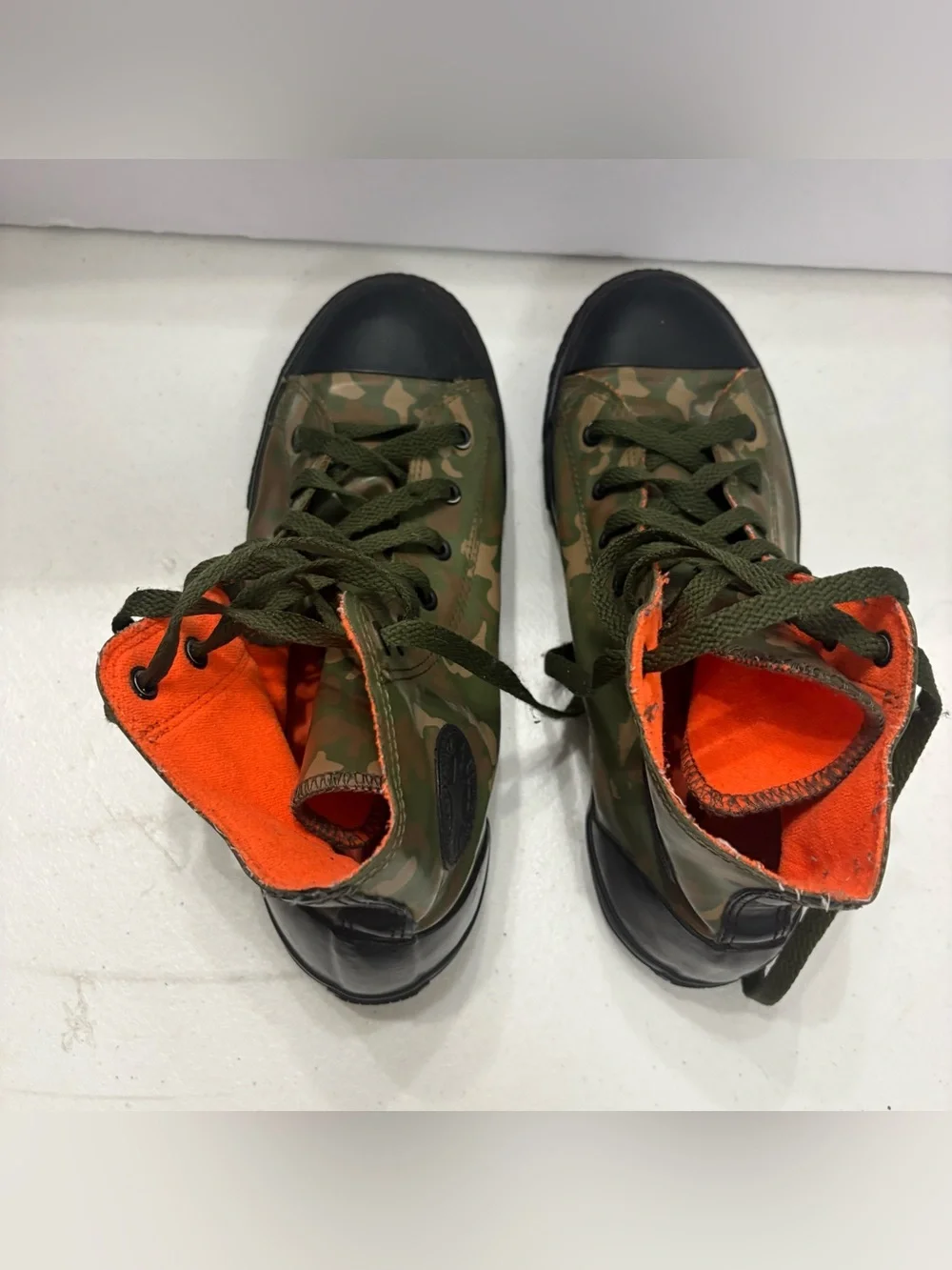 Converse Chuck Taylor All Star Rubber Hi sneakers Green Camouflage Junior 5